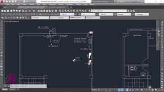آموزش نقشه کشی برق ساختمان-طراحی پلان آیفون تصویری