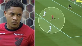 گل عجیب ویتور روکه به فلامینگو