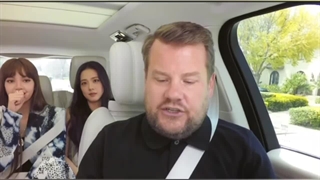بلک پینک توcarpool karaoke