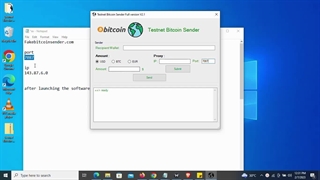New Fake Bitcoin Sender software working 100%