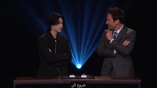 بازی دروغگو با شوگا در برنامه جیمی فالون با زیرنویس فارسی چسبیده