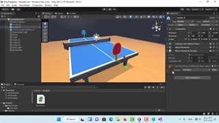 آموزش ساخت بازی پینگ پنگ سه بعدی در نرم افزار یونیتی