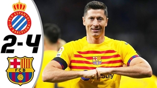 خلاصه بازی اسپانیول 2-4 بارسلونا; قهرمانی بارسای ژاوی در لالیگا (24 اردیبهشت 1402)