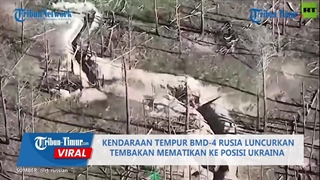 14020227: جنگ روسیه-ناتو: درگیری BMD-4 روس با مواضع اوکراینی.