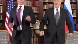رقص بایدن و پوتین!! ته خنده!_۹۵ میلیون بازدید داشته!!