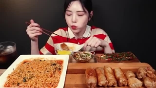 Tripes & Ramyeon Mukbang Asmr