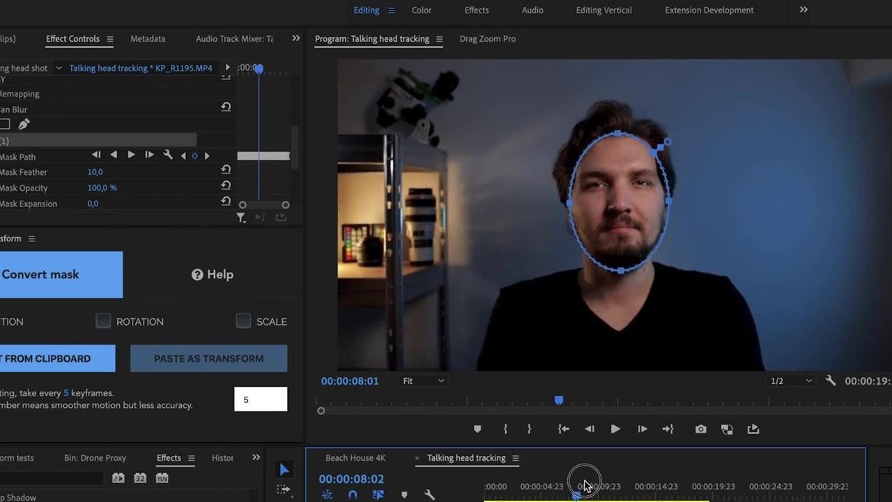بررسی Auto Motion Tracker For Objects افزونه پریمیر نماشا