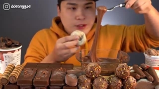 달콤한게 땡겨서 초코특집 먹방~!! 리얼사운드 social eating Mukbang(Eating Show)