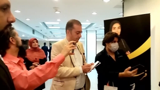 گفتگوی خبرنگاران با فرشته ایران ‌نژاد مدرس سخنرانی و ارتباطات در سمینار بزرگ ژنولوگ (از ژن تا دیالوگ)