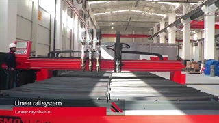 ویدئو دستگاه برش سی ان سی پلاسما CNC