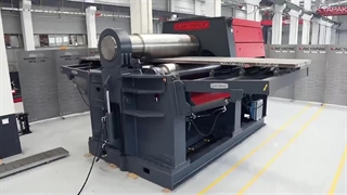 ویدوئو نورد ورق 100 میلی متری با دستگاه نورد ورق 4 غلطکه آکیاپاک ترکیه