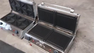 اسنک ساز ساندویچ میکر اسنک شیاری پنینی میکر صنعتی"بازار طلایی"۰۹۹۲۵۰۴۰۶۶۳