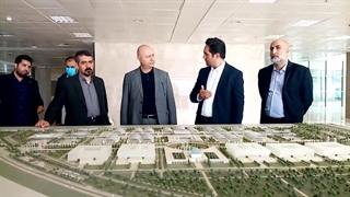 گفتگو گزارشگر صدا و سیما با رضا محتشمی‌پور معاون صمت در آیین افتتاح سیزدهمین نمایشگاه بین‌المللی سنگ تهران