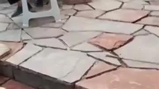 اجرای سنگ لاشه سنگ ورقه ای سنگ مالون سنگ کوهی