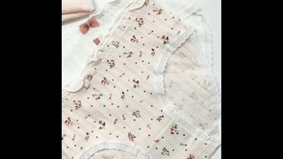 شورت نخی زنانه گل رز - البرا