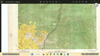 آموزش مشخصات روی نقشه توپوگرافی - آموزش تفسیر نقشه توپوگرافی 50 هزارم سال 1343