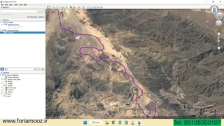 نمایش راه آهن های ایران روی گوگل ارث Google earth