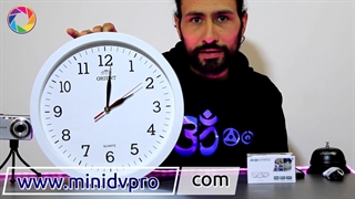 ساعت دیواری دوربین دار