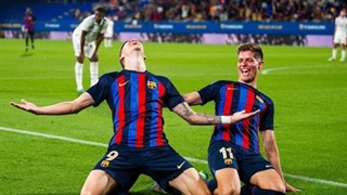 هایلایت بازی بارسا اتلتیک 4-2 رئال مادرید کاستیا; کامبک رویایی بارسا در مینی الکلاسیکو