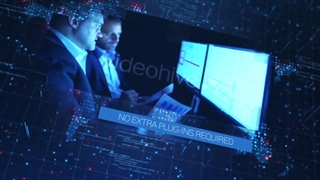 پروژه افترافکت تکنولوژی نقشه زمین + دانلود