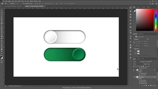 پروژه فتوشاپ: طراحی دکمه خاموش و روشن در فتوشاپ
