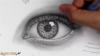 آموزش نقاشی چشم