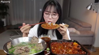 چالش غذا کره ای.....