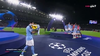 مراسم اهدای جام لیگ قهرمانان به منچسترسیتی 2022/23