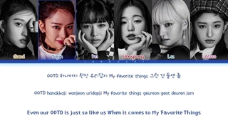 لیریک آهنگ KITSCH آیو (color coded lyrics)