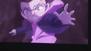 کونان سکانس 18 = لحظه یی که کونان با اسکیتبوردش میخواد برای دفعه اول وارد آب بشه