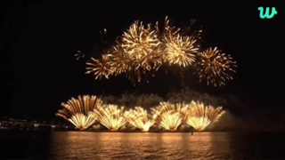 قسمتی از اتش بازی لایو ویورس به مناسبت فستا با گویندگی جونگ‌ کوک(کپ=ترجمه حرف های کوک)