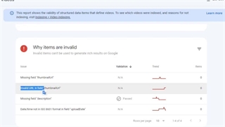 حل ارور Missing field thumbnailUrl در سرچ کنسول ✅