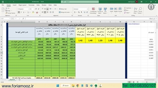 فرمول اکسل آماده محاسبه بیودایورسینی (تنوع زیستی) با مدل LN
