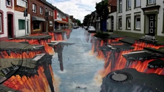 هنر های خیابانی زیبا و نقاشی های 3D