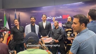 جشن تولد مازیار لرستانی در مراسم رونمایی فیلم پسر انسان