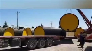 ارسال سپتیک تانک برای مشتری - پایپ ایران