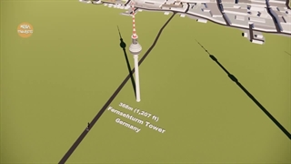 مرتفع‌ترین برج‌ مخابراتی در جهان