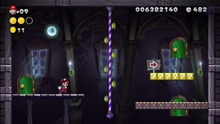 Frosted Glacier - Swaying Ghost House [New Super Mario Bros Wii U]