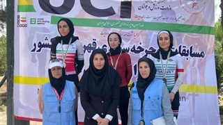 قلی پور و دادگر قهرمان دوچرخه سواری جاده بانوان