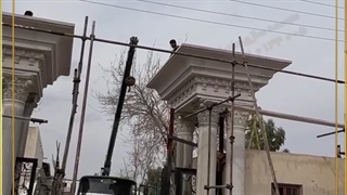 نمای تولید ونصب ستون وسرستون رومی