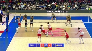 خلاصه بازی  برزیل (0) - (3) ترکیه در لیگ ملتهای والیبال بانوان 2023