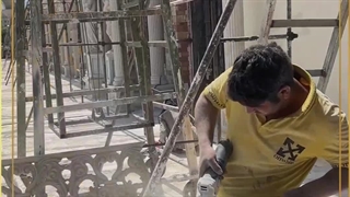 اجرا مراحل تولید ونصب سقف