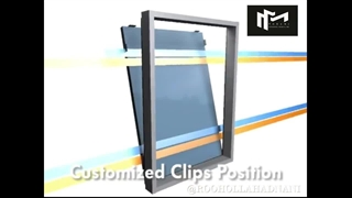 نصب شیشه روی لامل