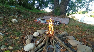 آشپزی و زندگی روستایی «میرزا قاسمی همراه بادمجان کبابی»