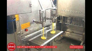 دستگاه پرکن مایعات غلیظ توان صنعت | 09152000050