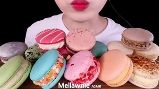 ASMR MACARON PARTY 더블스윗 마카롱 파티 EATING SOUNDS MUKBANG 디저트먹방
