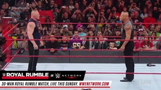 رویارویی براک لزنر با اندرتیکر و گلدبرگ در ماندی نایت راو ۲۰۱۷