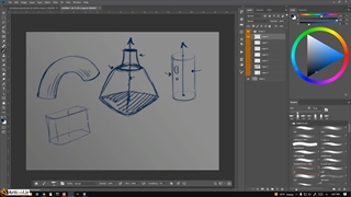 آموزش رایگان دیجیتال آرت - آرت تول - ساخت حجم مقطعی ویدیو 5 از 17