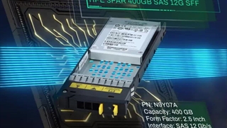 اس اس دی 3PAR اچ پیHPE 3PAR 400GB SAS 12G SFF با اسپیر پارت 874429-001