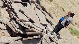 فروش سنگ لاشه سنگ ورقه ای مستقیم از معدن خرید کنید